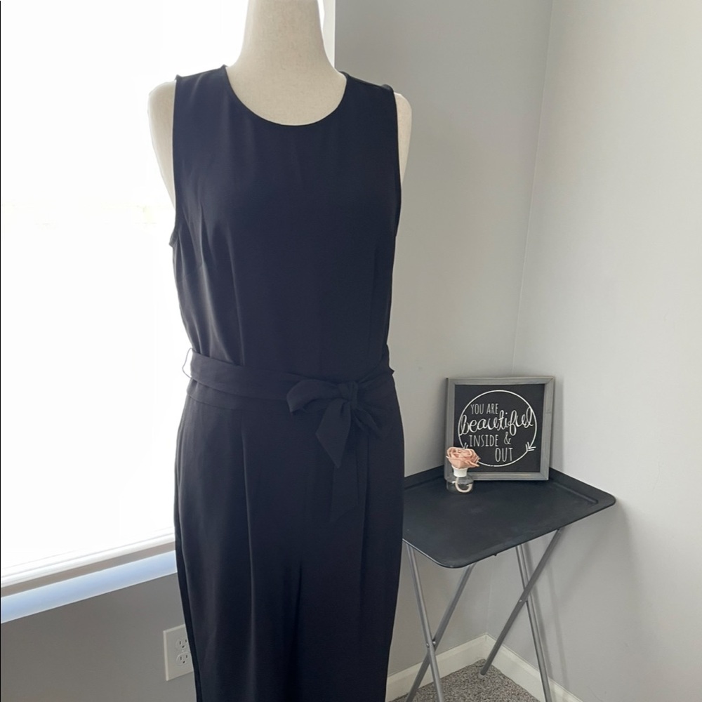 LOFT BLACK JUMPSUIT